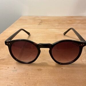 Tommy Hilfiger Round Brown Acetate Sunglasses 49 22 148